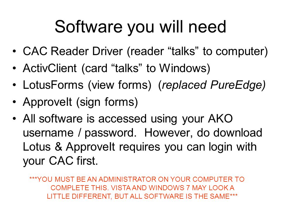 for mac what program to sign with your cac active client